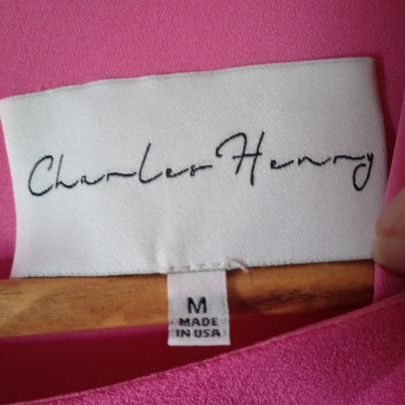 Elegant Pink Ruffle Sleeve Dress Size Medium - Picture 6 of 12